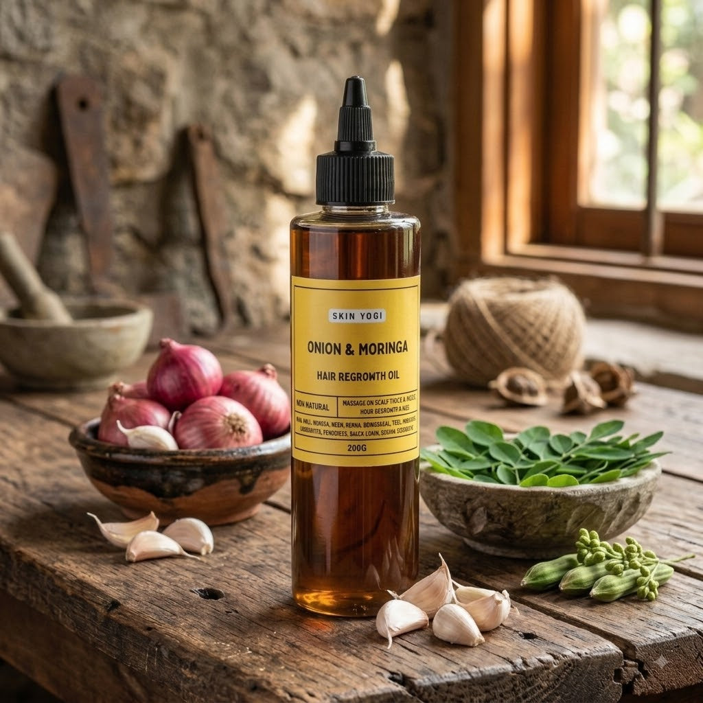 Onion Moringa Hair Regrowth Oil