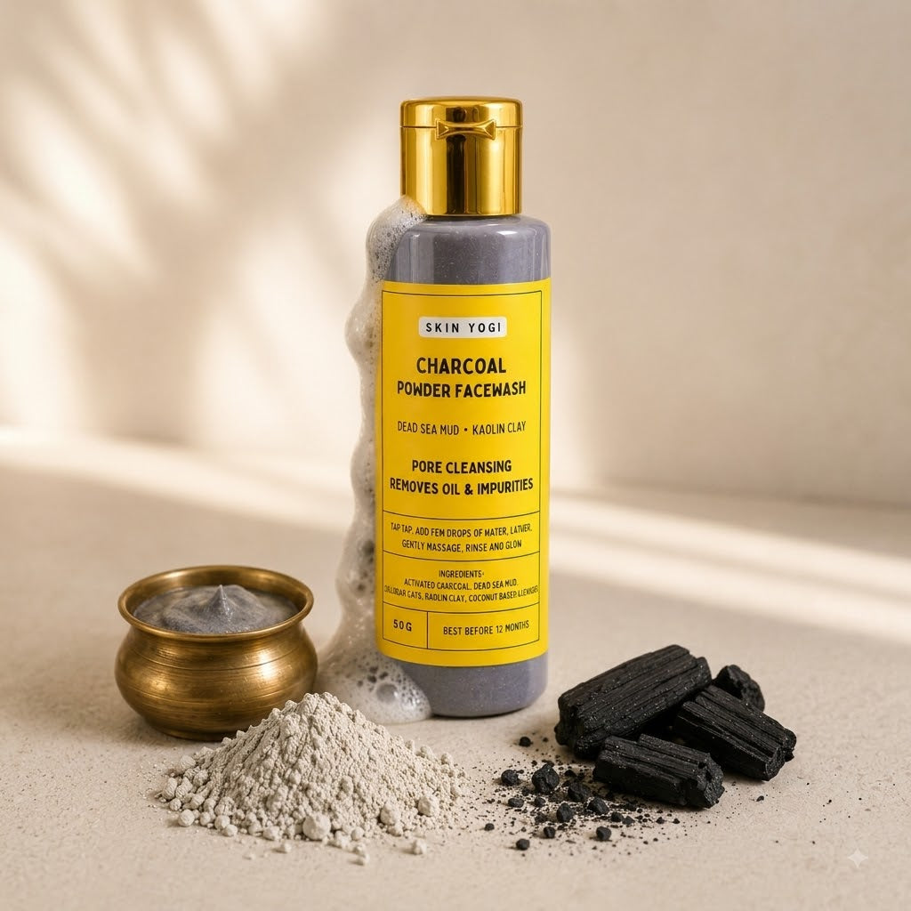 Charcoal Deep-cleansing Powder Facewash