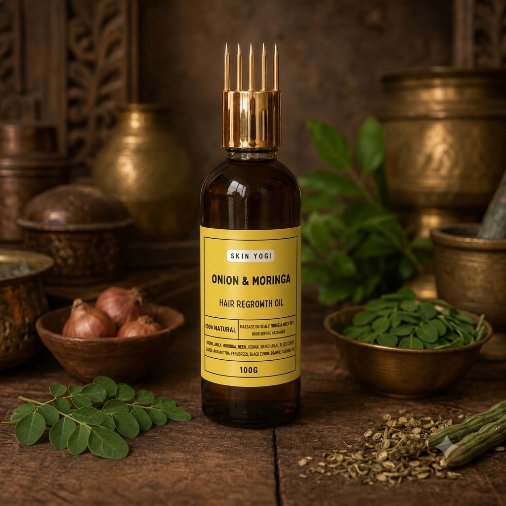 Onion Moringa Hair Regrowth Oil