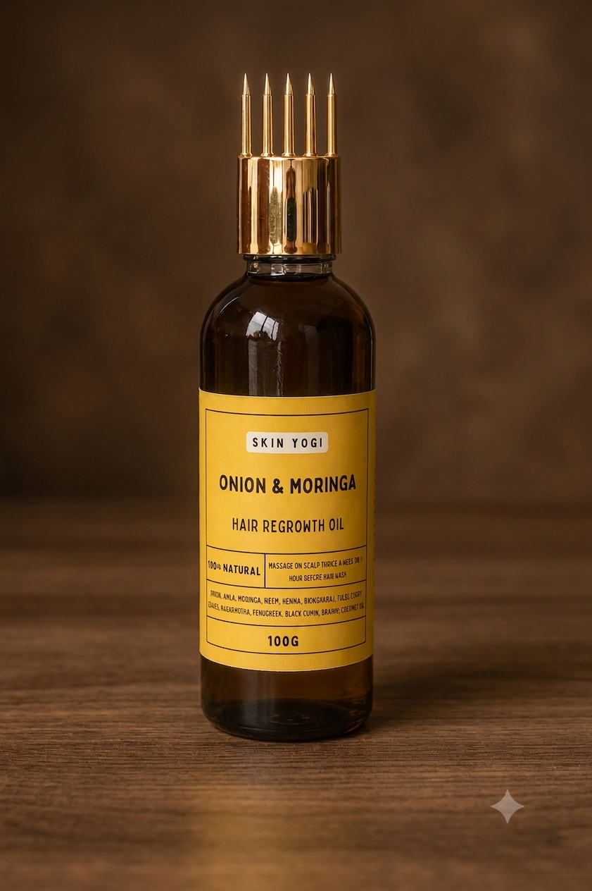 Onion Moringa Hair Regrowth Oil